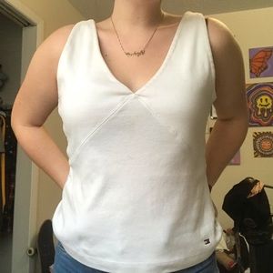 White Tommy Hilfiger Tank Top